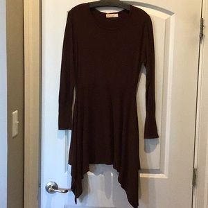 New w tags handkerchief hemline dress
